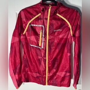 Women’s Craft Focus Running Hoodie Jacket Full Zip Lightweight Extra Small XS